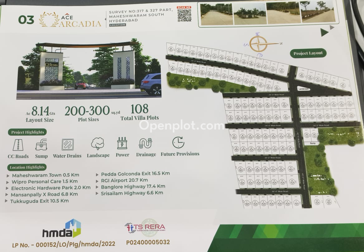 Plot for Sale in Harshaguda,Ranga Reddy